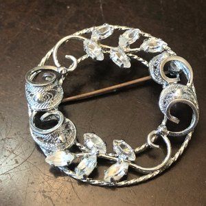 Vintage Am Lee Silver Brooch